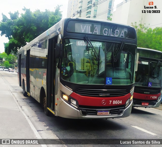 Transwolff Transportes e Turismo 7 8604 na cidade de São Paulo, São Paulo, Brasil, por Lucas Santos da Silva. Número da foto: #10485876.