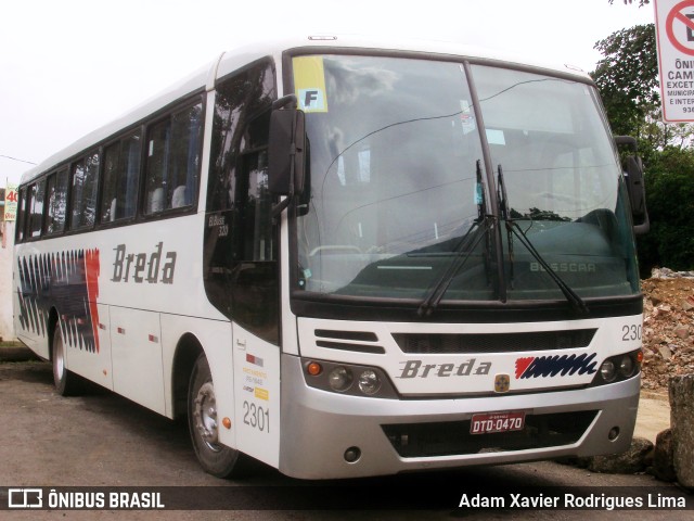 Breda Transportes e Serviços 2301 na cidade de Cubatão, São Paulo, Brasil, por Adam Xavier Rodrigues Lima. ID da foto: 10486083.