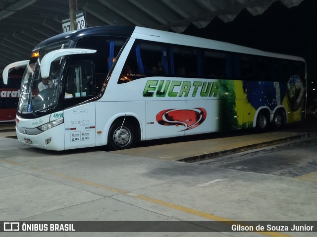 Eucatur - Empresa União Cascavel de Transportes e Turismo 4914 na cidade de Americana, São Paulo, Brasil, por Gilson de Souza Junior. ID da foto: 10485264.