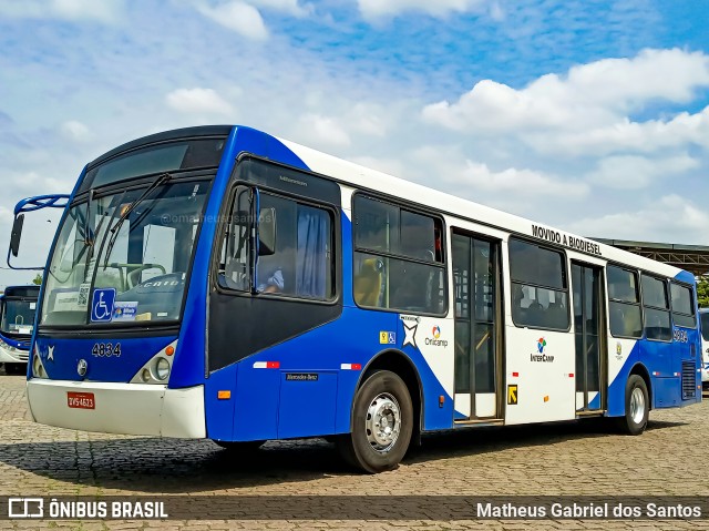Onicamp Transporte Coletivo 4834 na cidade de Campinas, São Paulo, Brasil, por Matheus Gabriel dos Santos. Número da foto: #10489369.