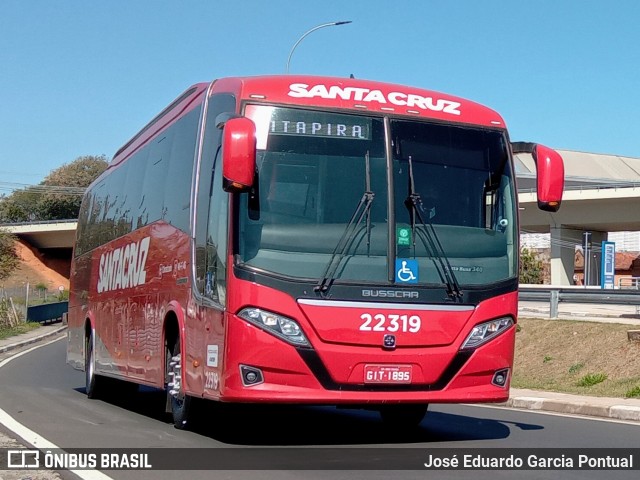 Viação Santa Cruz 22319 na cidade de Campinas, São Paulo, Brasil, por José Eduardo Garcia Pontual. ID da foto: 10489744.