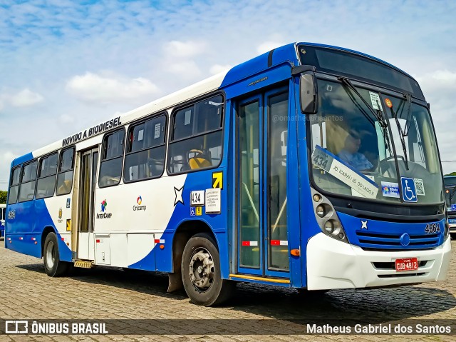 Onicamp Transporte Coletivo 4864 na cidade de Campinas, São Paulo, Brasil, por Matheus Gabriel dos Santos. ID da foto: 10489271.