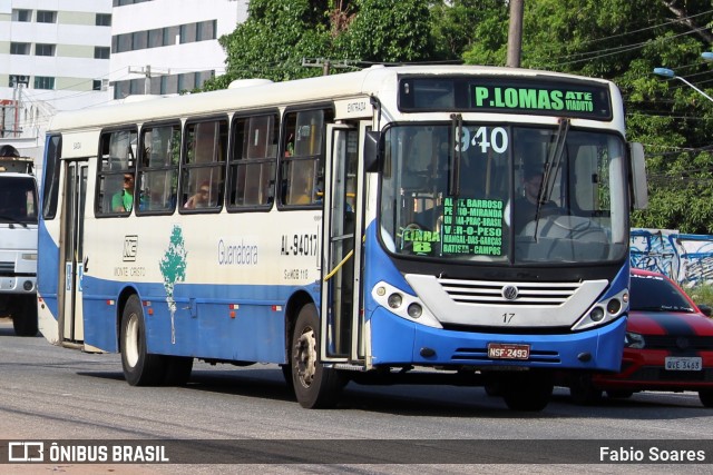 Auto Viação Monte Cristo AL-94017 na cidade de Ananindeua, Pará, Brasil, por Fabio Soares. ID da foto: 10489435.