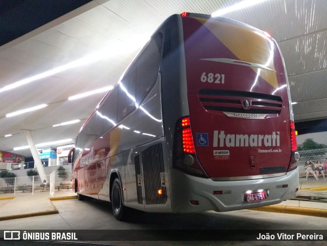 Expresso Itamarati 6821 na cidade de Fernandópolis, São Paulo, Brasil, por João Vitor Pereira. ID da foto: 10489409.