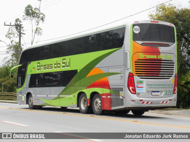 Transbrisul - Transportes Brisas do Sul 320 na cidade de Gaspar, Santa Catarina, Brasil, por Jonatan Eduardo Jurk Ramos. ID da foto: 10489287.