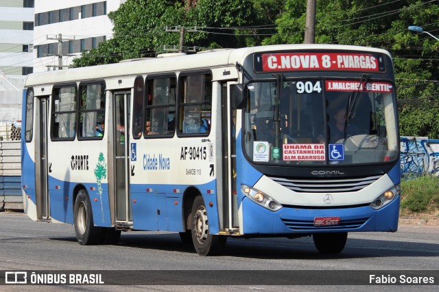Viação Forte AF-90415 na cidade de Ananindeua, Pará, Brasil, por Fabio Soares. Número da foto: #10489905.