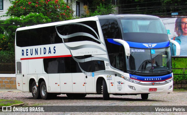 Reunidas Transportes Coletivos 38802 na cidade de Joinville, Santa Catarina, Brasil, por Vinicius Petris. Número da foto: #10489540.