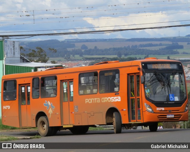 VCG - Viação Campos Gerais 1479 na cidade de Ponta Grossa, Paraná, Brasil, por Gabriel Michalski. ID da foto: 10488210.