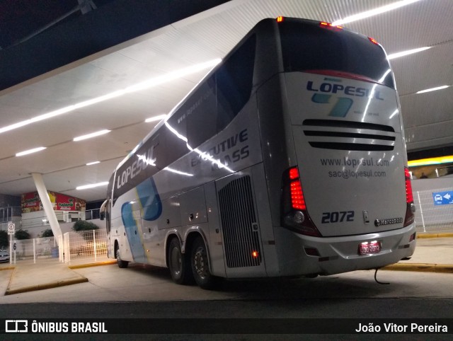 LopeSul Transportes - Lopes e Oliveira Transportes e Turismo - Lopes Sul 2072 na cidade de Fernandópolis, São Paulo, Brasil, por João Vitor Pereira. ID da foto: 10489475.