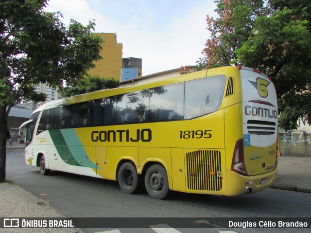 Empresa Gontijo de Transportes 18195 na cidade de Belo Horizonte, Minas Gerais, Brasil, por Douglas Célio Brandao. ID da foto: 10488640.