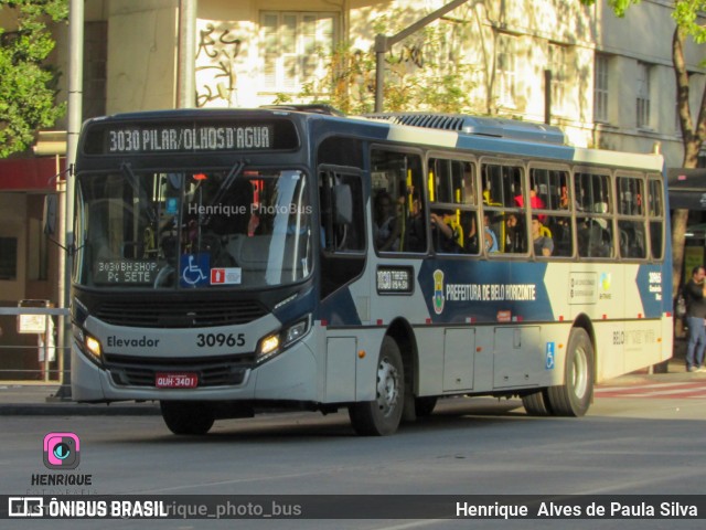 Auto Omnibus Nova Suissa 30965 na cidade de Belo Horizonte, Minas Gerais, Brasil, por Henrique Alves de Paula Silva. ID da foto: 10490822.