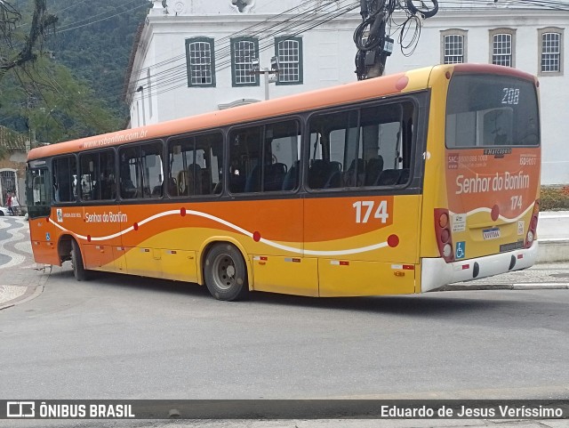 Viação Senhor do Bonfim 174 na cidade de Angra dos Reis, Rio de Janeiro, Brasil, por Eduardo de Jesus Veríssimo. ID da foto: 10489058.