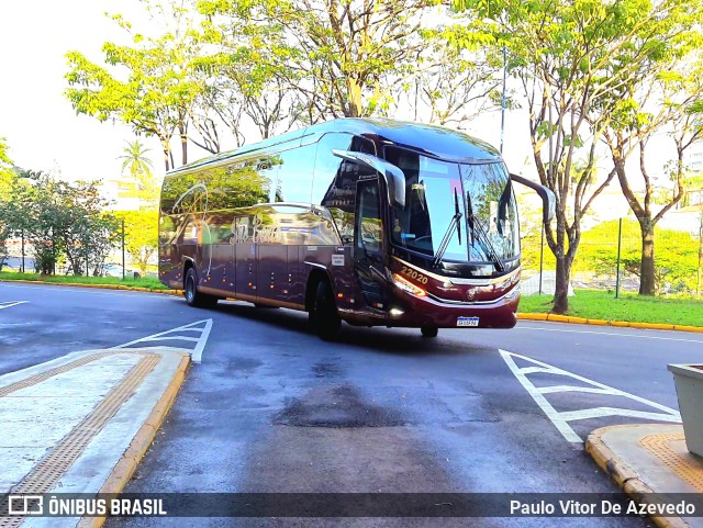 Viação São Bento Ribeirão Preto 22020 na cidade de Franca, São Paulo, Brasil, por Paulo Vitor De Azevedo. Número da foto: #10489146.