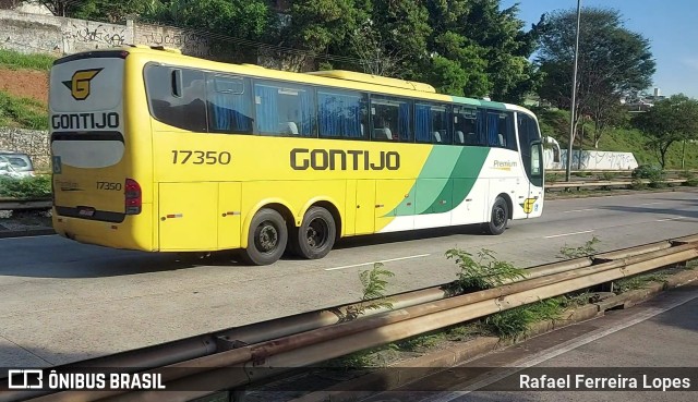 Empresa Gontijo de Transportes 17350 na cidade de Belo Horizonte, Minas Gerais, Brasil, por Rafael Ferreira Lopes. ID da foto: 10491885.