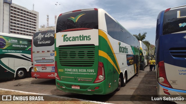 Tocantins Transportes e Turismo 3053 na cidade de Brasília, Distrito Federal, Brasil, por Luan Sebastião. Número da foto: #10491258.
