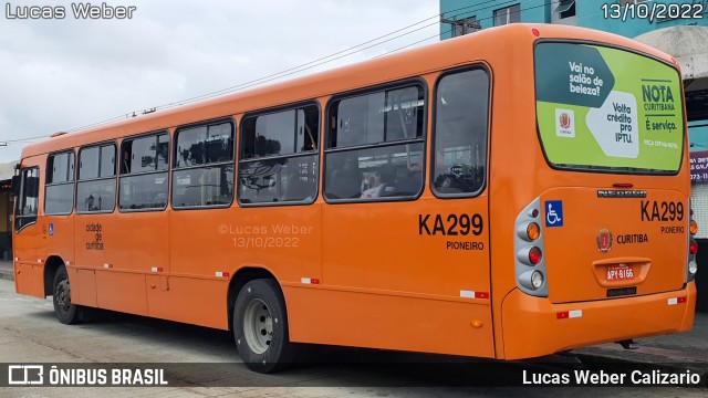 Viação Tamandaré KA299 na cidade de Curitiba, Paraná, Brasil, por Lucas Weber Calizario. Número da foto: #10491424.
