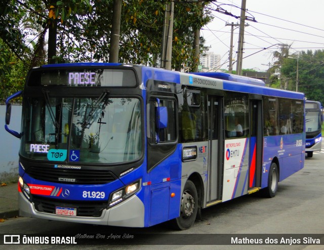 Next Mobilidade - ABC Sistema de Transporte 81.929 na cidade de Santo André, São Paulo, Brasil, por Matheus dos Anjos Silva. ID da foto: 10492611.