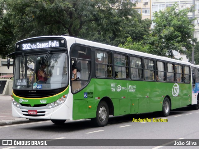 Tijuquinha - Auto Viação Tijuca A50222 na cidade de Rio de Janeiro, Rio de Janeiro, Brasil, por João Silva. Número da foto: #10493725.