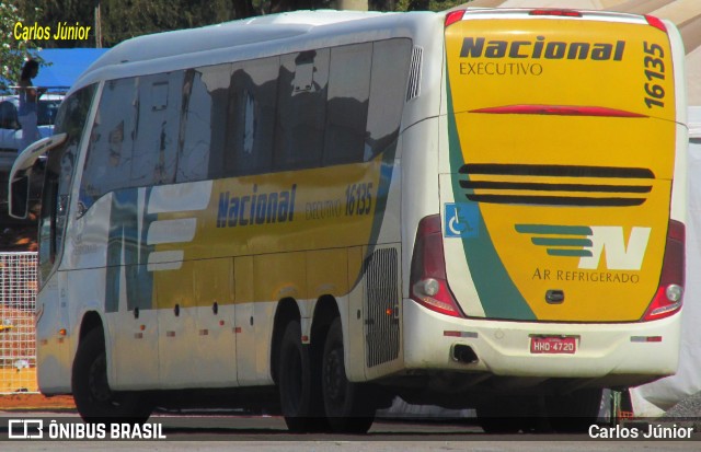 Viação Nacional 16135 na cidade de Goiânia, Goiás, Brasil, por Carlos Júnior. ID da foto: 10494348.