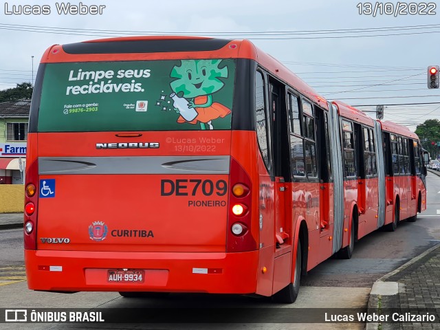 Cristo Rei > CCD Transporte Coletivo > SPE Via Mobilidade S/A DE709 na cidade de Curitiba, Paraná, Brasil, por Lucas Weber Calizario. Número da foto: #10491407.