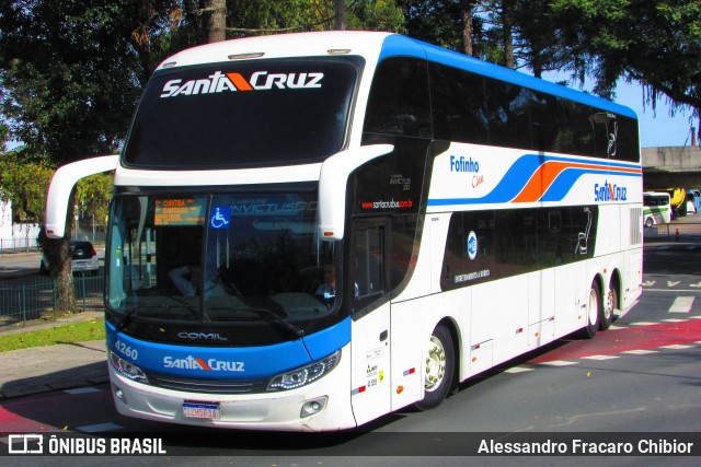 VUSC - Viação União Santa Cruz 4260 na cidade de Curitiba, Paraná, Brasil, por Alessandro Fracaro Chibior. ID da foto: 10492025.