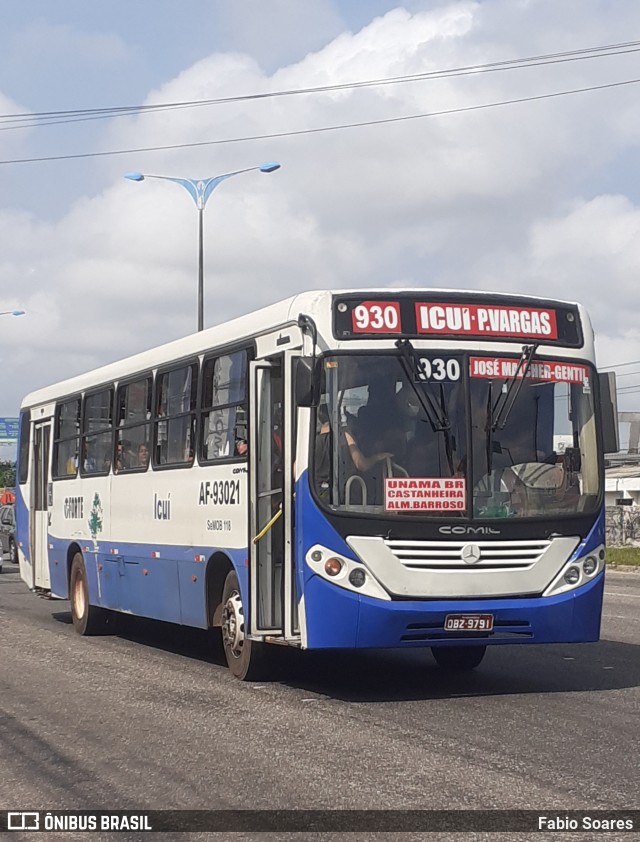 Viação Forte AF-93021 na cidade de Ananindeua, Pará, Brasil, por Fabio Soares. Número da foto: #10492065.