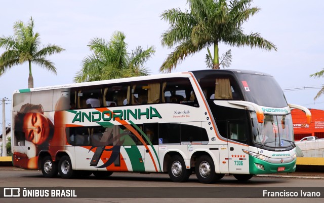 Empresa de Transportes Andorinha 7306 na cidade de Londrina, Paraná, Brasil, por Francisco Ivano. ID da foto: 10492975.