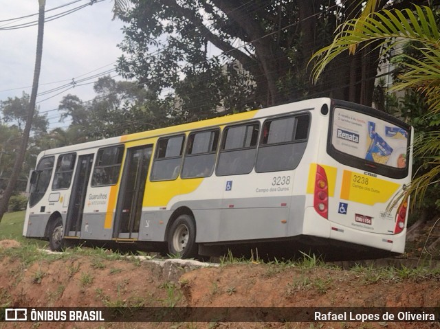 Viação Campo dos Ouros 3238 na cidade de Guarulhos, São Paulo, Brasil, por Rafael Lopes de Oliveira. Número da foto: #10491289.