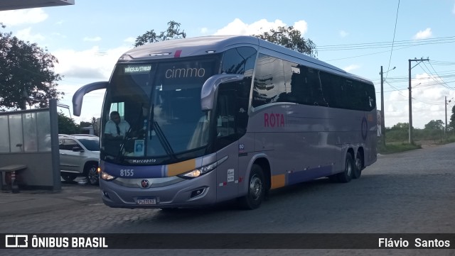 Rota Transportes Rodoviários 8155 na cidade de Cruz das Almas, Bahia, Brasil, por Flávio  Santos. ID da foto: 10491440.