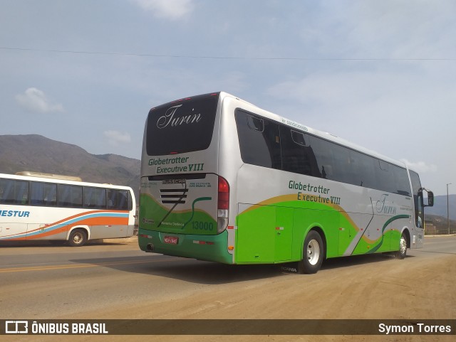 Turin Transportes 13000 na cidade de Ouro Preto, Minas Gerais, Brasil, por Symon Torres. ID da foto: 10439114.