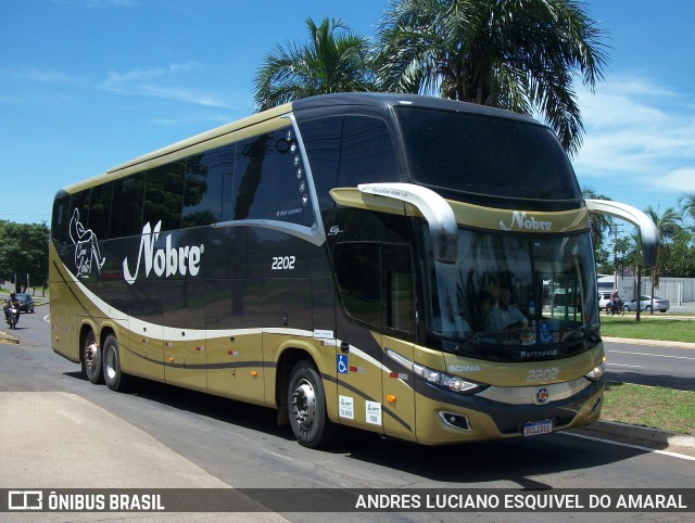 Nobre Turismo 2202 na cidade de Campo Grande, Mato Grosso do Sul, Brasil, por ANDRES LUCIANO ESQUIVEL DO AMARAL. Número da foto: #10438864.