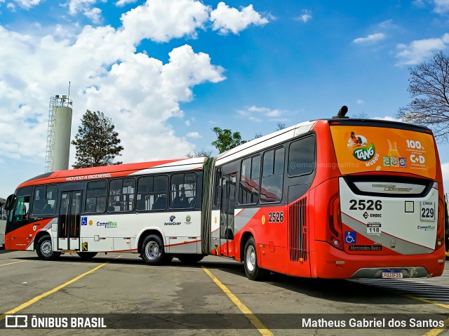 Expresso CampiBus 2526 na cidade de Campinas, São Paulo, Brasil, por Matheus Gabriel dos Santos. Número da foto: #10437571.