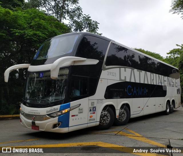 Auto Viação Catarinense 319323 na cidade de São Paulo, São Paulo, Brasil, por Andrey  Soares Vassão. Número da foto: #10439594.