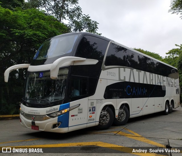 Auto Viação Catarinense 319323 na cidade de São Paulo, São Paulo, Brasil, por Andrey  Soares Vassão. ID da foto: 10439594.