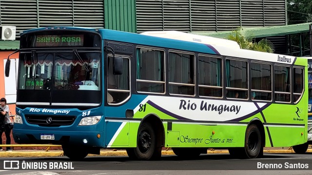 Rio Uruguay 81 na cidade de Puerto Iguazú, Iguazú, Misiones, Argentina, por Brenno Santos. Número da foto: #10437957.