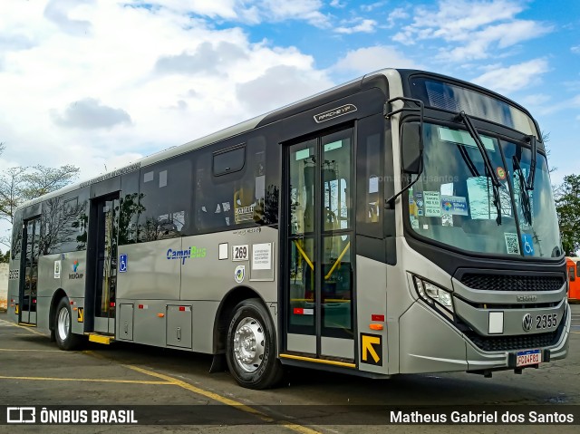 Expresso CampiBus 2355 na cidade de Campinas, São Paulo, Brasil, por Matheus Gabriel dos Santos. ID da foto: 10437435.