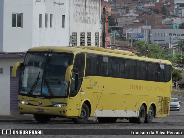 Viação Itapemirim 8631 na cidade de Caruaru, Pernambuco, Brasil, por Lenilson da Silva Pessoa. ID da foto: 10436854.