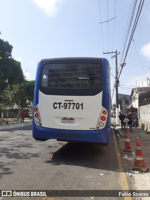 ViaBus Transportes CT-97701 na cidade de Belém, Pará, Brasil, por Fabio Soares. ID da foto: 10438404.