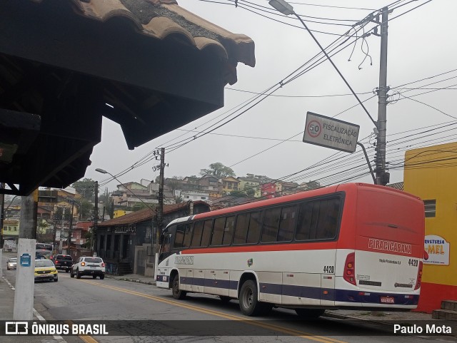 Viação Piracicabana 4420 na cidade de Ribeirão Pires, São Paulo, Brasil, por Paulo Mota. Número da foto: #10438644.