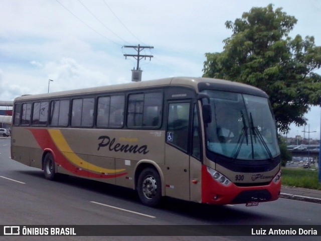 Plenna Transportes e Serviços 930 na cidade de Salvador, Bahia, Brasil, por Luiz Antonio Doria. ID da foto: 10438263.