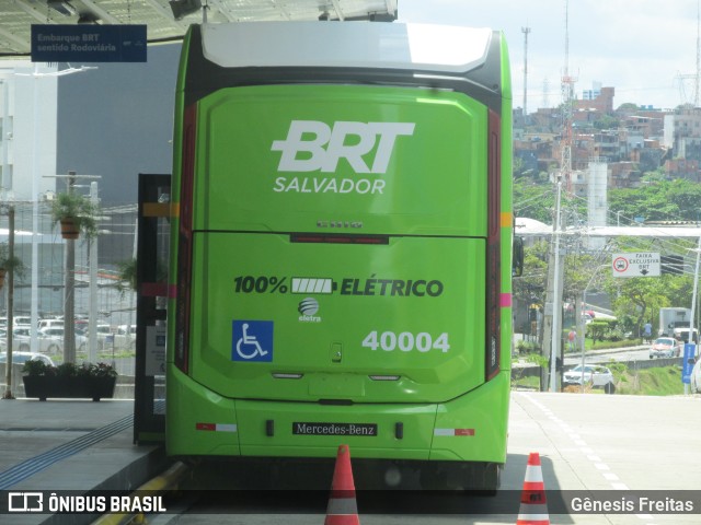 BRT Salvador 40004 na cidade de Salvador, Bahia, Brasil, por Gênesis Freitas. ID da foto: 10437775.