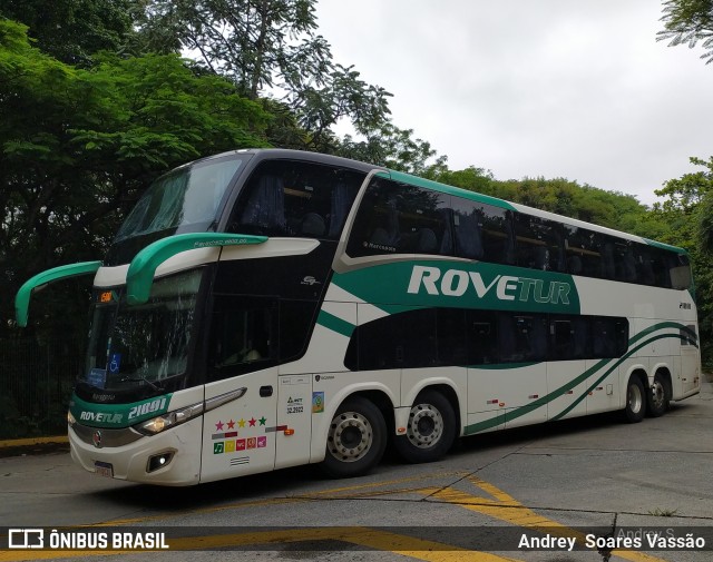Rovetur Turismo 21001 na cidade de São Paulo, São Paulo, Brasil, por Andrey  Soares Vassão. Número da foto: #10439620.