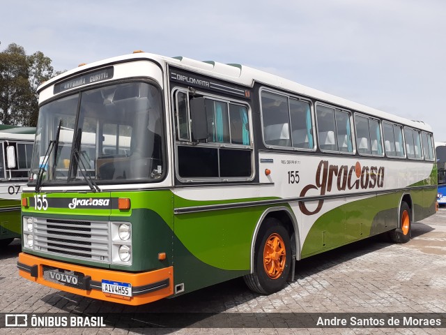 Viação Graciosa 155 na cidade de Curitiba, Paraná, Brasil, por Andre Santos de Moraes. Número da foto: #10437895.