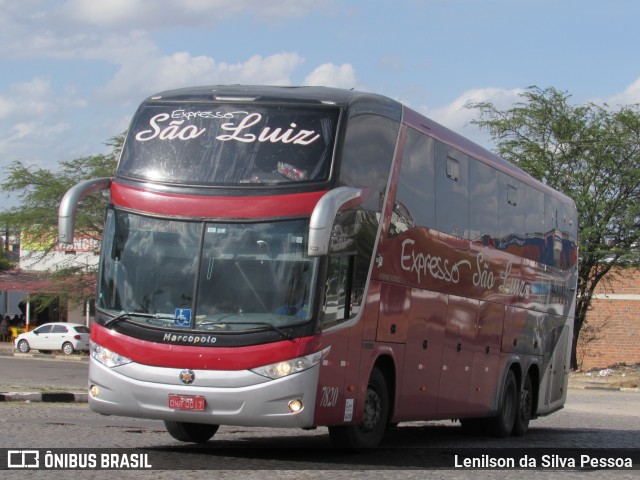 Expresso São Luiz 7820 na cidade de Caruaru, Pernambuco, Brasil, por Lenilson da Silva Pessoa. ID da foto: 10436865.