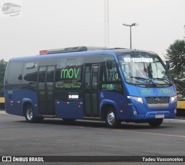 TCGL - Transportes Coletivos Grande Londrina 4606 na cidade de Londrina, Paraná, Brasil, por Tadeu Vasconcelos. Número da foto: #10439289.