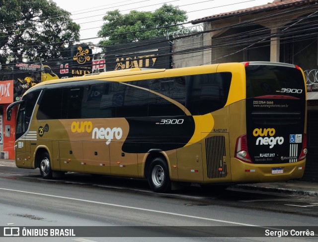 Ouro Negro Transportes e Turismo 3900 na cidade de Vila Velha, Espírito Santo, Brasil, por Sergio Corrêa. Número da foto: #10438764.