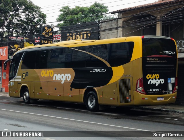 Ouro Negro Transportes e Turismo 3900 na cidade de Vila Velha, Espírito Santo, Brasil, por Sergio Corrêa. ID da foto: 10438764.