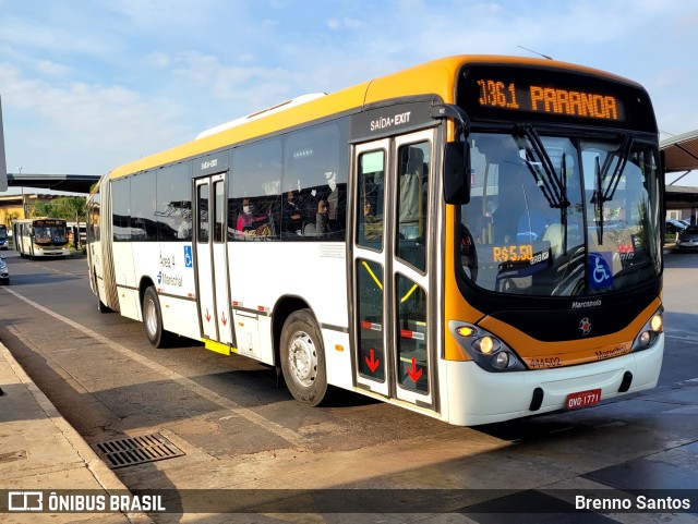 Auto Viação Marechal Brasília 444502 na cidade de Lago Sul, Distrito Federal, Brasil, por Brenno Santos. Número da foto: #10438079.