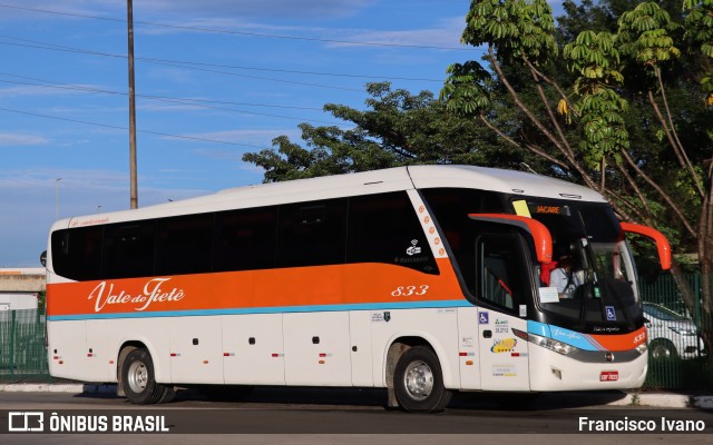 Viação Vale do Tietê 833 na cidade de São Paulo, São Paulo, Brasil, por Francisco Ivano. ID da foto: 10437763.