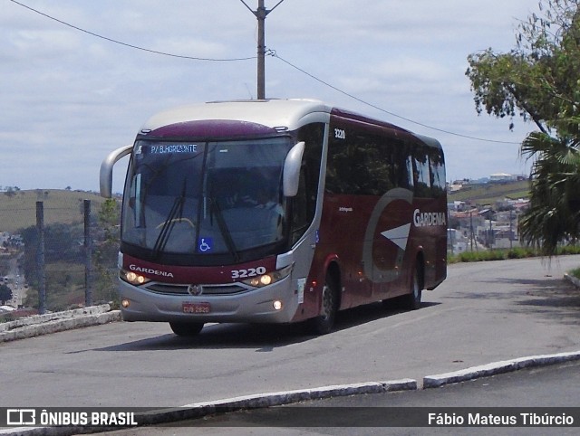 Expresso Gardenia 3220 na cidade de Varginha, Minas Gerais, Brasil, por Fábio Mateus Tibúrcio. Número da foto: #10439547.